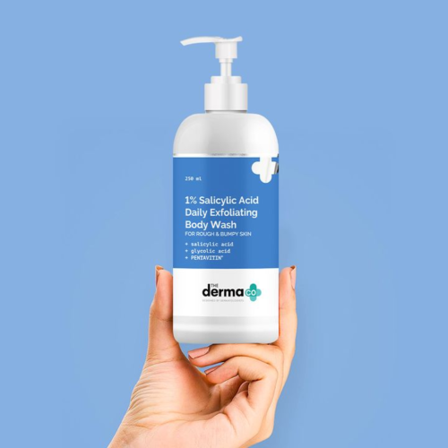 Dermaco 1% Salicylic Acid Daily Exfoliating Body Wash - daretoglow.lk