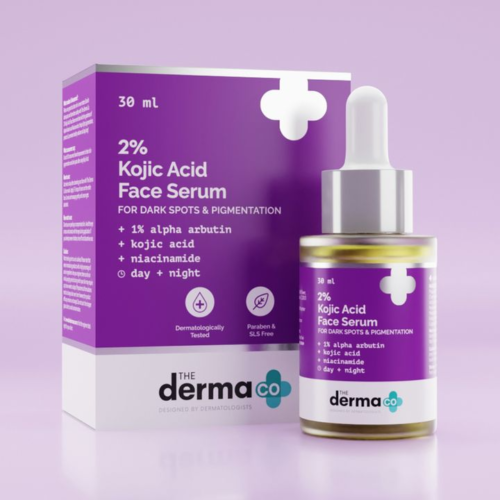 2__kojic_acid_face_serum_colored (1) Dermaco 2% Kojic Acid Face Serum - daretoglow.lk