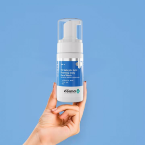 Dermaco 1% Salicylic Acid Foaming Daily Face Wash - daretoglow