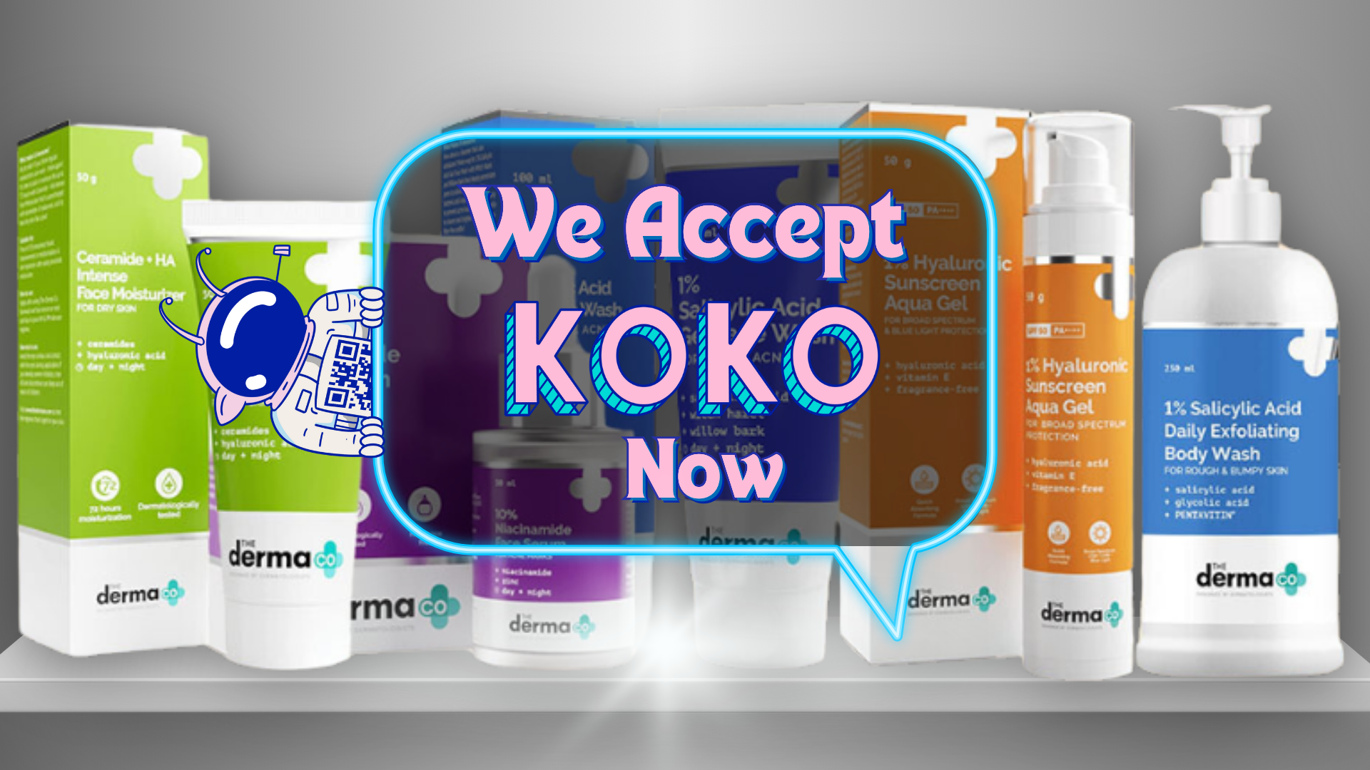 Daretoglow We accept koko payment for Dermaco products