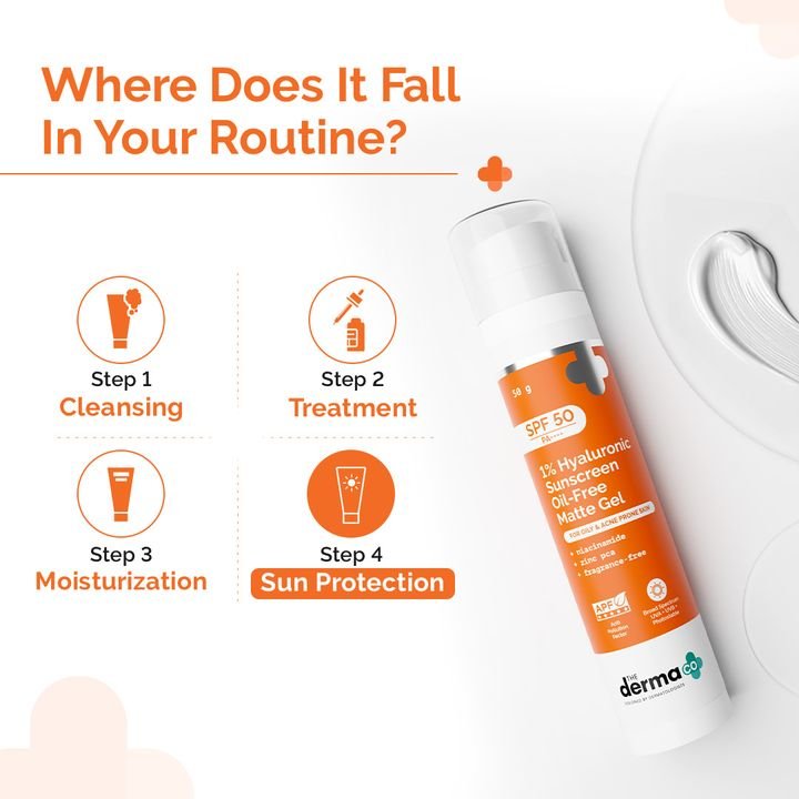 1% Hyaluronic Sunscreen Aqua Gel In Vivo Tested (ISO 24444:2019 Certified, CTRI/2025/02/080287) with SPF 50 & PA++++ - Image 8