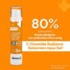 C-Cinamide Radiance Sunscreen Aqua Gel with SPF 50 & PA++++ - 80g