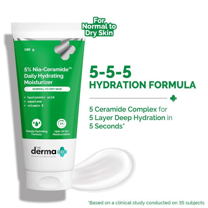 5% Nia-Ceramide Daily Hydrating Moisturizer with 5% Niacinamide & 2% Ceramide - 100g