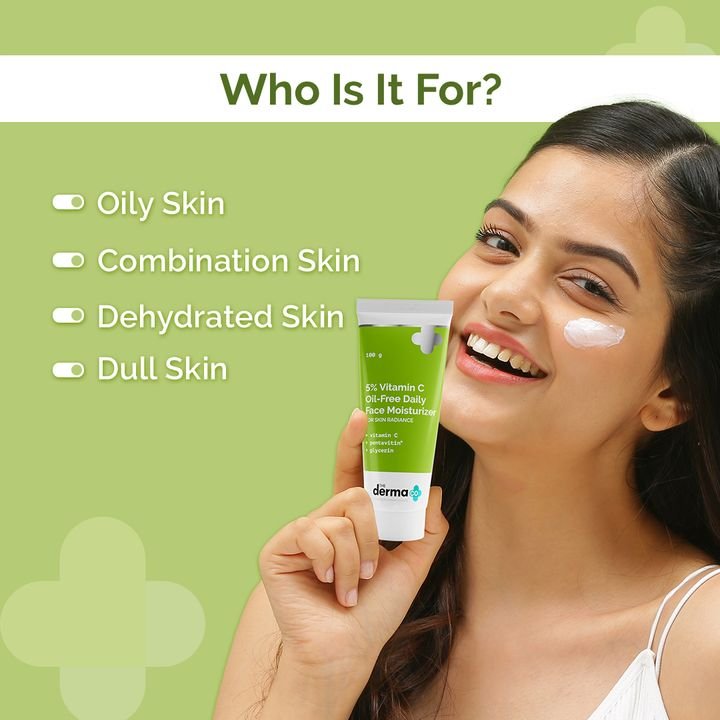 5% Vitamin C Oil-Free Daily Face Moisturizer for Skin Radiance - 100g - Image 6