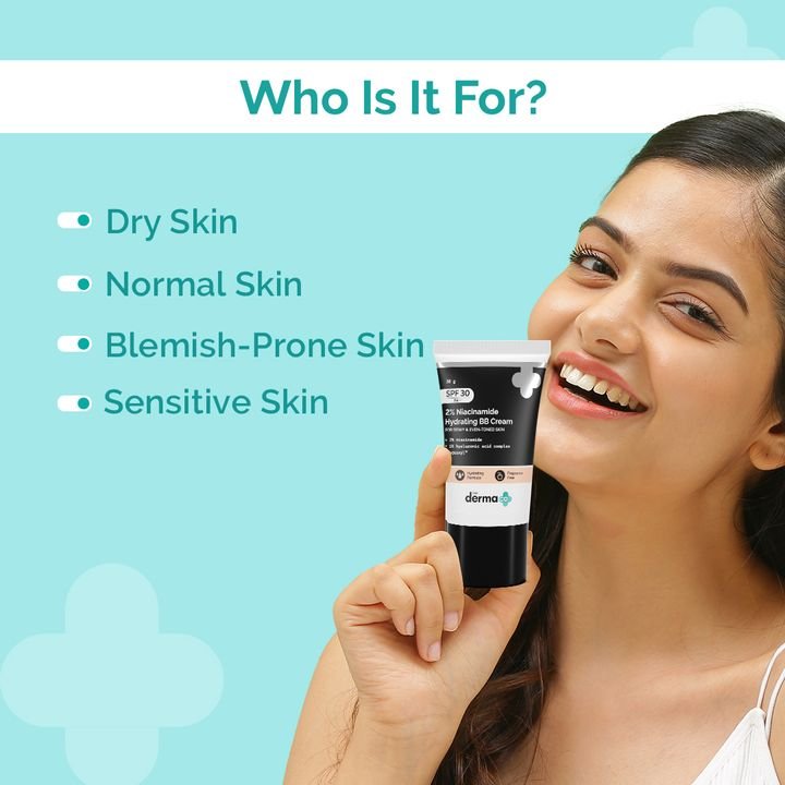 2% Niacinamide Hydrating BB Cream with 1% Hyaluronic Acid Complex & Aquaxyl™ - 30 g | 01 - Ivory - Image 2