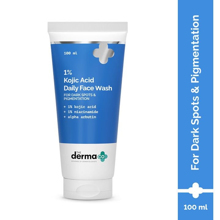 1% Kojic Acid Face Wash with Niacinamide & Alpha Arbutin For Dark Spots & Pigmentation - 100ml - Image 5