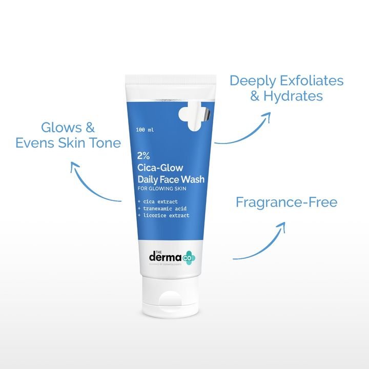 2% Cica-Glow Daily Face Wash with Tranexamic Acid & Licorice Extract - 100ml - Image 3