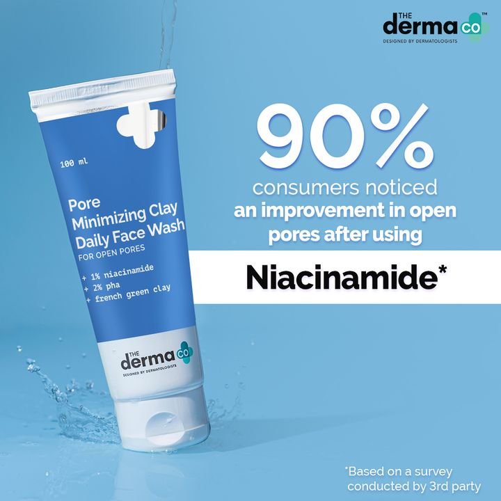 Pore Minimizing Clay Daily Face Wash with 1% Niacinamide & 2% PHA - 100 ml - Image 3