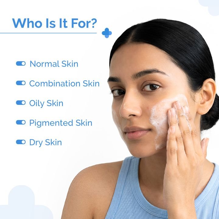 1% Kojic Acid Face Wash with Niacinamide & Alpha Arbutin For Dark Spots & Pigmentation - 100ml - Image 6