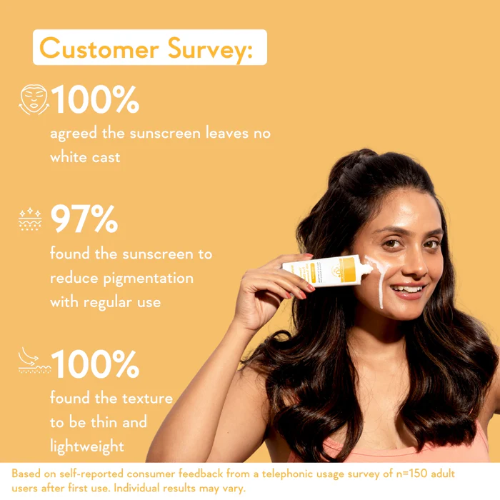Vitamin C Pure Glow Milk Sunscreen | SPF 50 PA++++ - Image 2