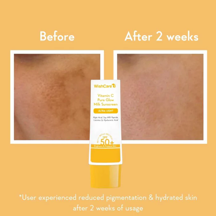 Vitamin C Pure Glow Milk Sunscreen | SPF 50 PA++++ - Image 3