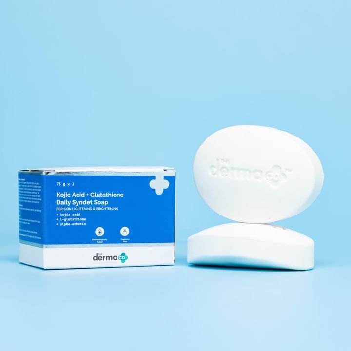 Kojic Acid + Glutathione Daily Syndet Soap with L-Glutathione & Alpha Arbutin - 75 g (Pack of 2)